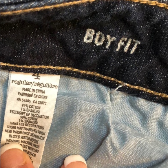 AEO cropped jeans stretch boy fit 4 reg - Picture 3 of 6